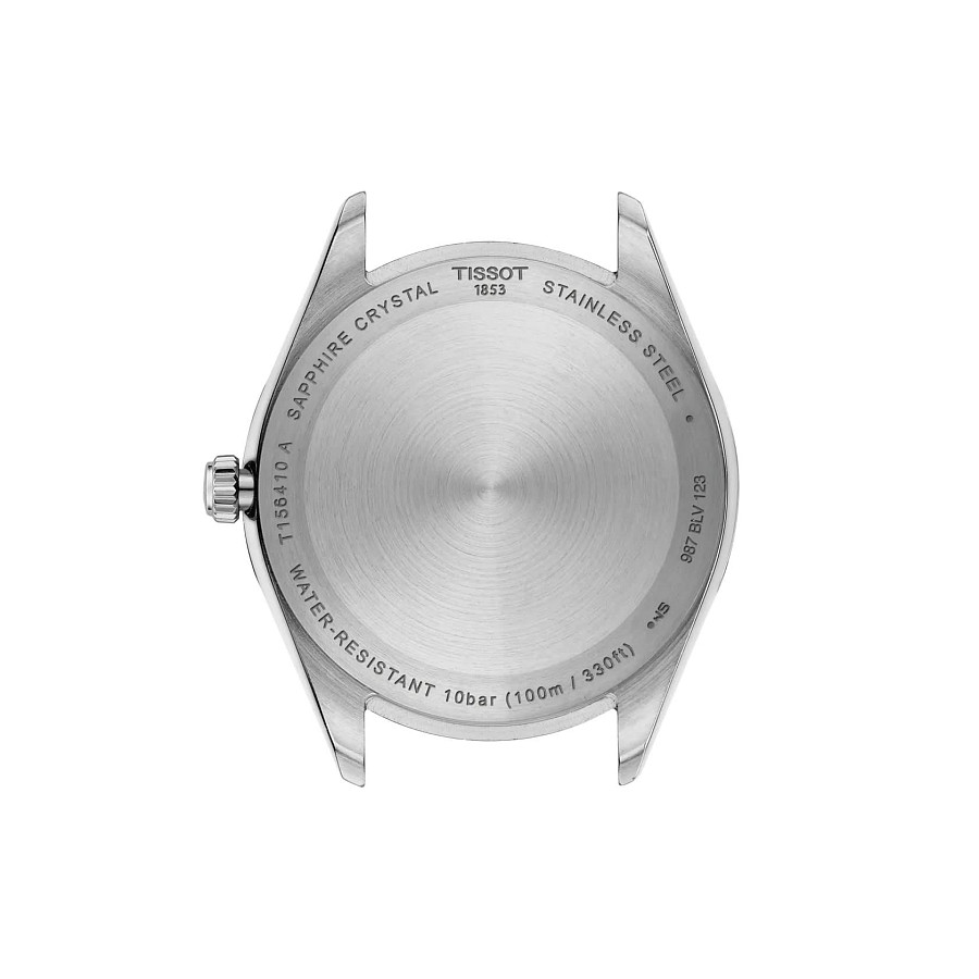 Часы Tissot Ballade 40 mm T156.410.22.291.01 — коричневый, металл сталь