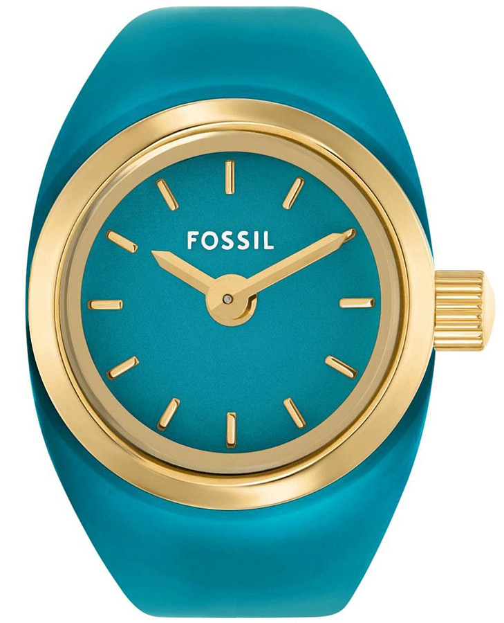 Часы Fossil Watch Ring ES5415 — женские, голубой