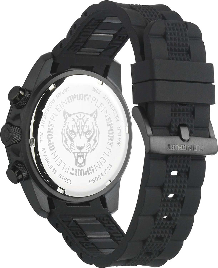 Часы Plein Sport Hurricane PSDBA1223 — сталь с ip покрытием + силикон, мужские