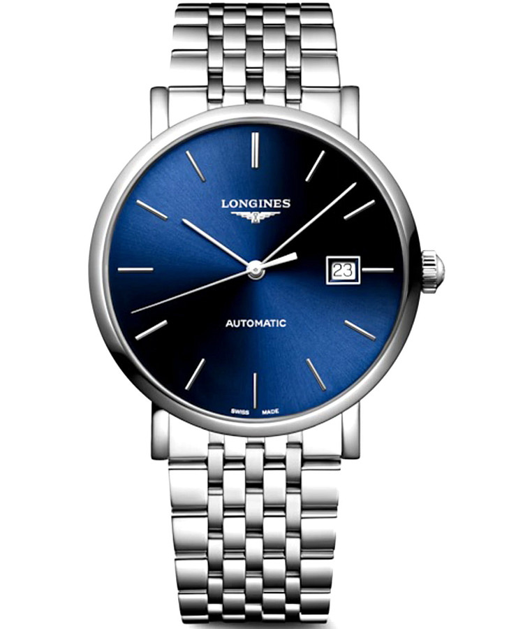 Часы Longines Elegance Elegant Collection 39 mm L4.910.4.90.6 — мужские, синий