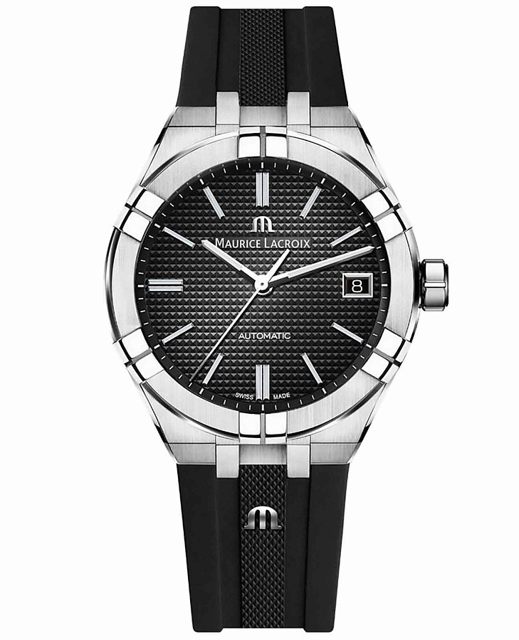 Часы Maurice Lacroix Aikon Automatic AI6007-SS000-330-2 — мужские, черный