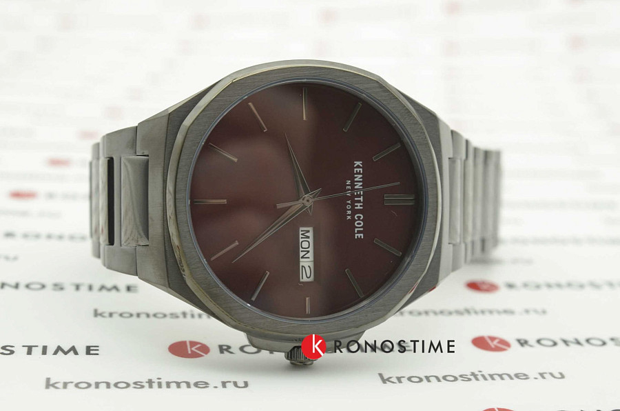 Часы Kenneth Cole Automatic KC51101002 — мужские, сталь c pvd покрытием