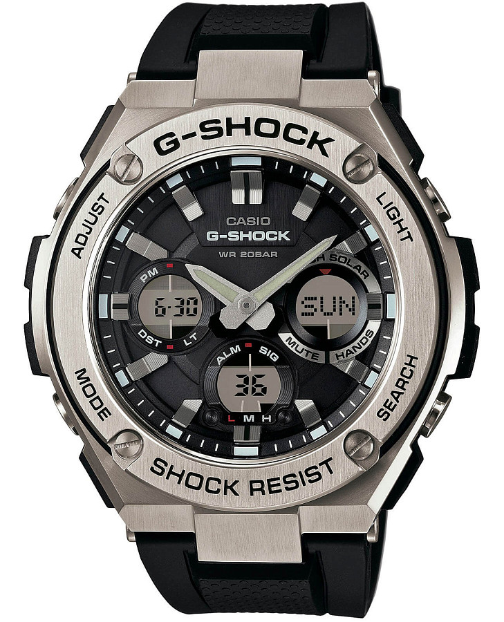 Часы Casio G-Shock GST-W110-1A — мужские, черный