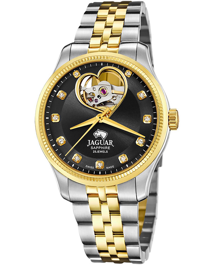 Часы Jaguar Automatic Open Heart J995/2 — женские, черный