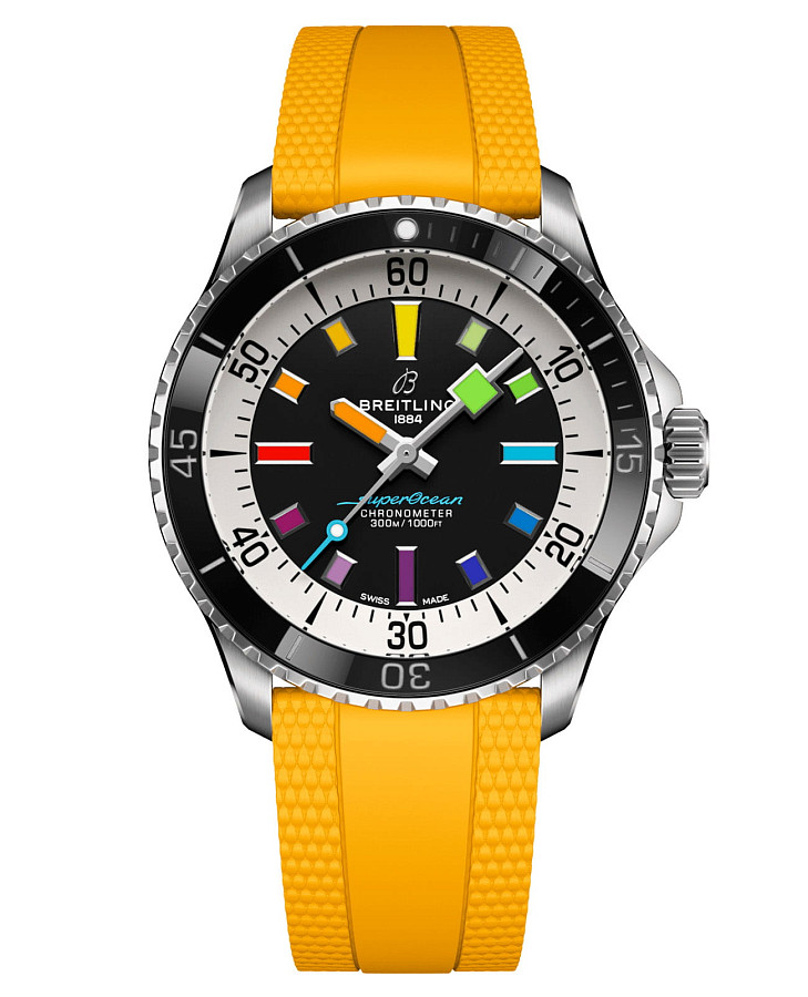 Часы Breitling Superocean Automatic 42 A17375211B2S4 — мужские, черный
