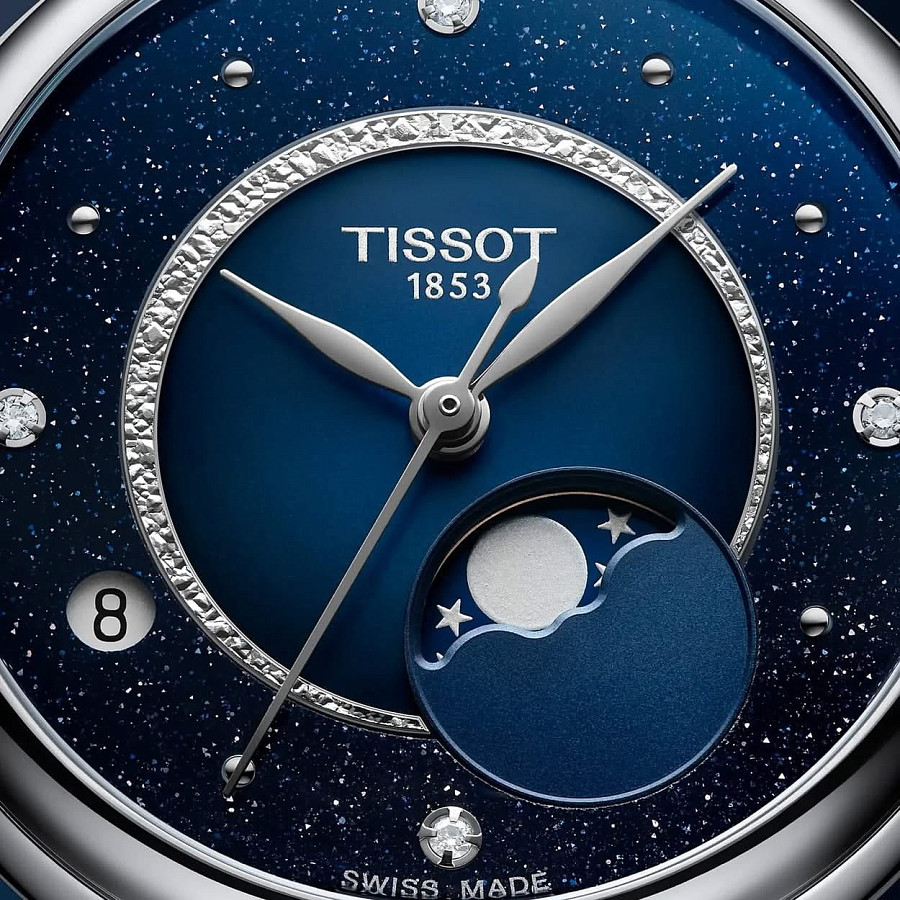 Часы Tissot Desir T152.223.11.496.00 — синий, металл сталь