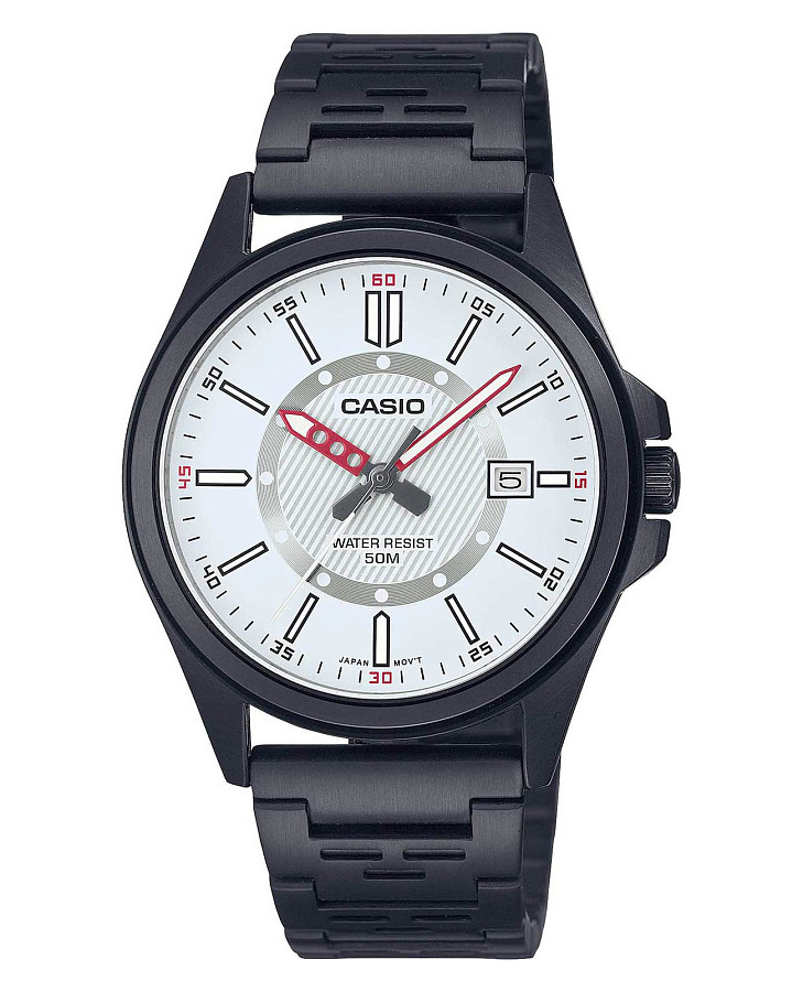 Часы Casio Collection MTP-E700B-7E — мужские, белый