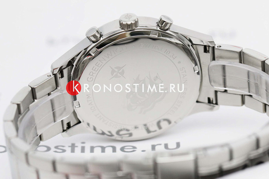 Часы Greenwich Navigator GW 053.10.34 — нержавеющая сталь, мужские