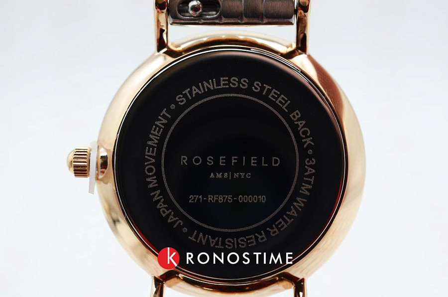Часы Rosefield The Small Edit 26SRGD-271 — белый, сталь металл