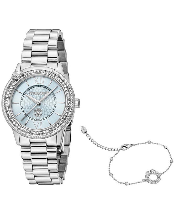 Часы Roberto Cavalli Lucente RC5L037M2015_SET — женские, голубой