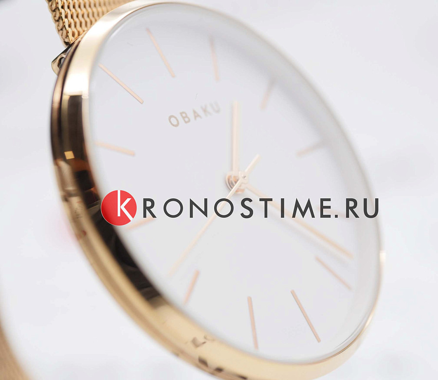 Часы Obaku V211LXVIMV — сталь с ip покрытием, женские
