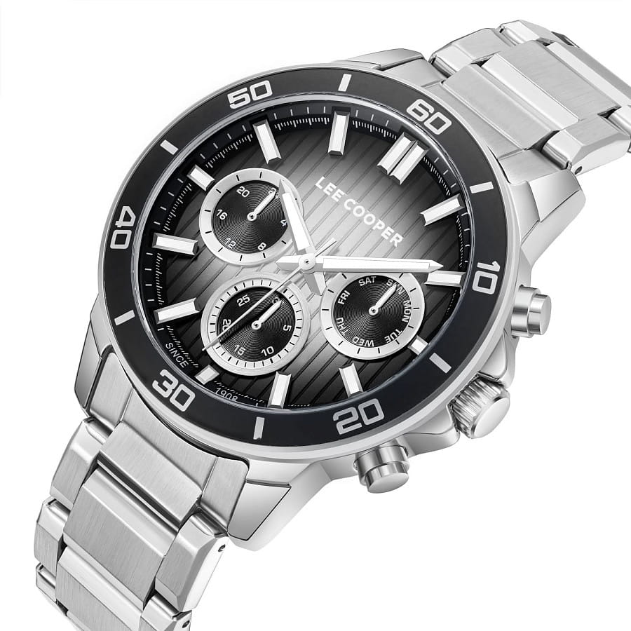 Часы Lee Cooper LC08106.350 — кварцевые, металл сталь