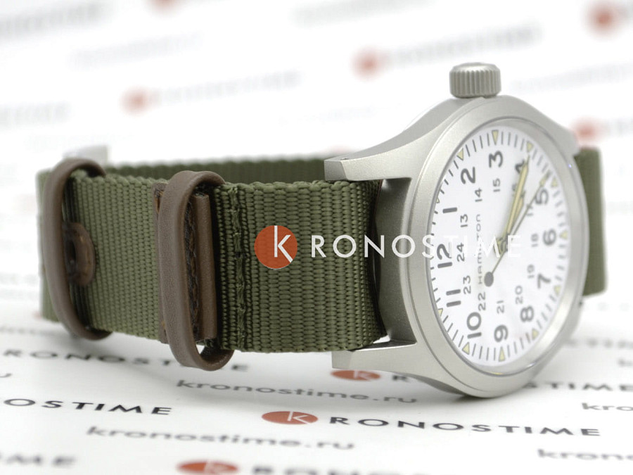 Часы Hamilton Khaki Field Mechanical H69439411 — сталь, Швейцария