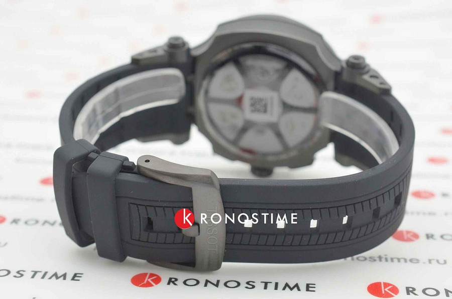 Часы Tissot T-Race Chronograph T115.417.37.061.03 — черный, металл сталь