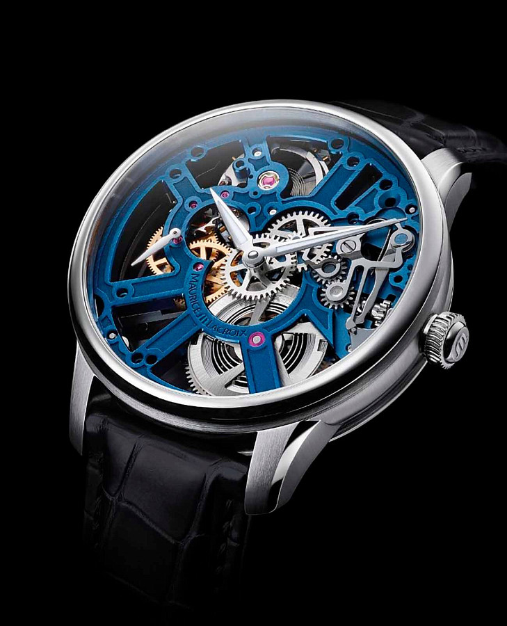 Часы Maurice Lacroix Masterpiece Skeleton MP7228-SS001-004-1 — металл сталь, Швейцария