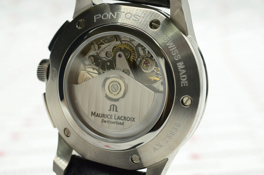Часы Maurice Lacroix Pontos Chronograph PT6388-SS001-430-1 — Швейцария, механические
