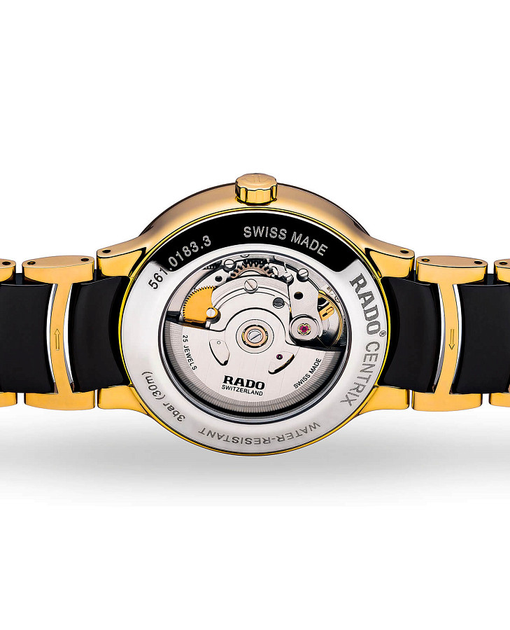Часы Rado Centrix Automatic Diamonds R30035712 — сталь металл, Швейцария