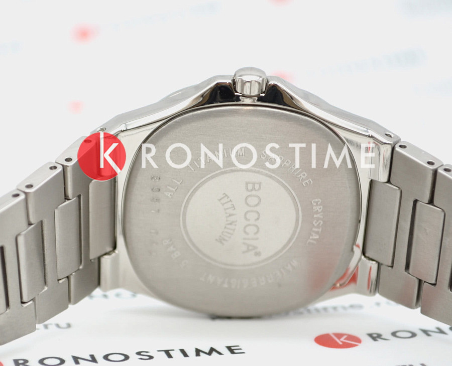 Часы Boccia Titanium Square 3657-04 — артикул 3657-04