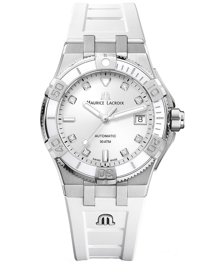 Часы Maurice Lacroix Aikon Automatic Venturer AI6057-SSL70-150-7 — женские, белый