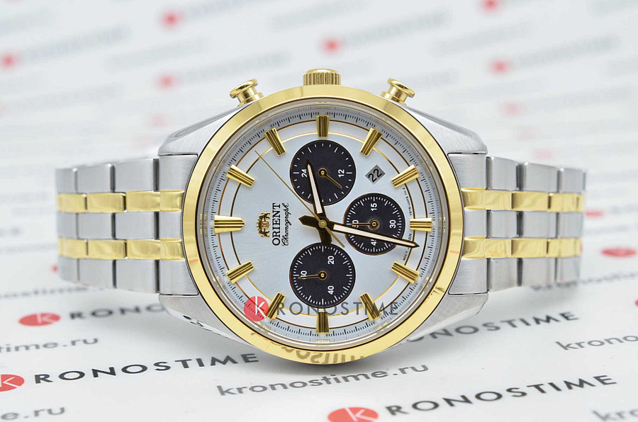 Часы Orient Chronograph RA-TX0302S (RN-TX0302S) — кварцевые, сталь металл