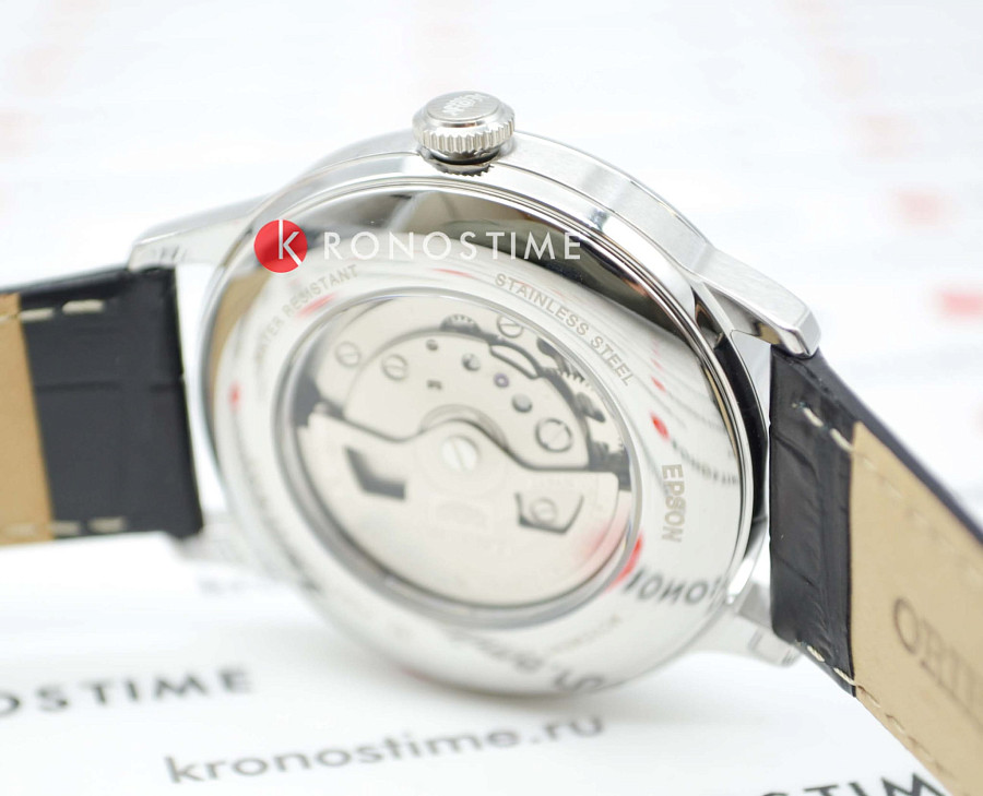 Часы Orient Sun & Moon RA-AK0802S (RN-AK0802S) — кожаный, мужские