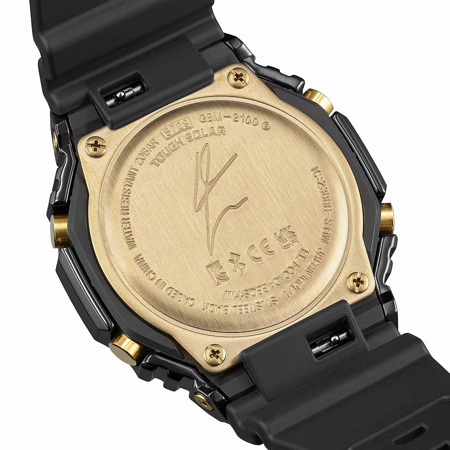 Часы Casio G-Shock GBM-2100RH-1A — пластик сталь, Япония