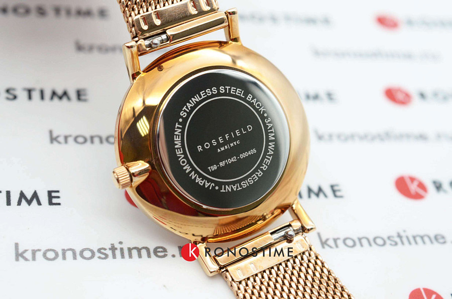 Часы Rosefield The Mercer TBR-T59 — сталь c pvd покрытием, женские