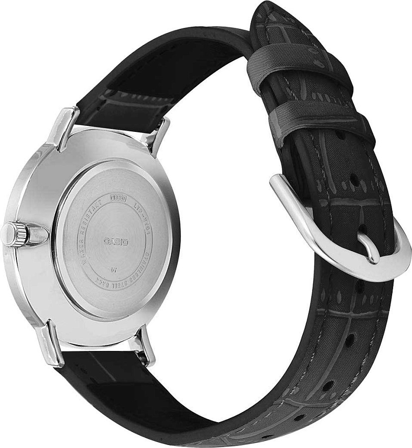 Часы Casio Collection LTP-VT01L-1B — кварцевые, металл сталь
