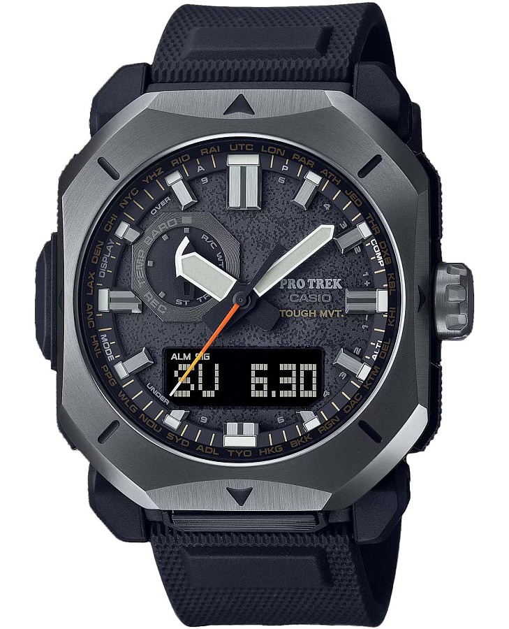 Часы Casio Pro Trek PRW-6900Y-1DR (PRW-6900Y-1) — мужские, черный