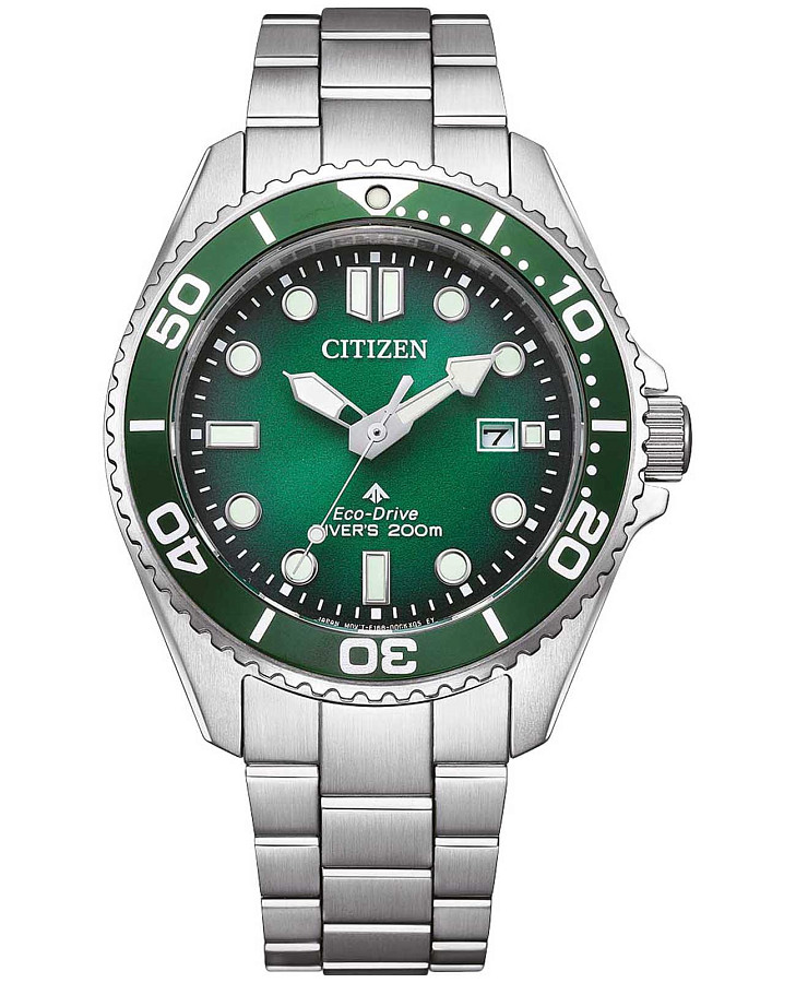 Часы Citizen Promaster BN0269-50W — мужские, зеленый