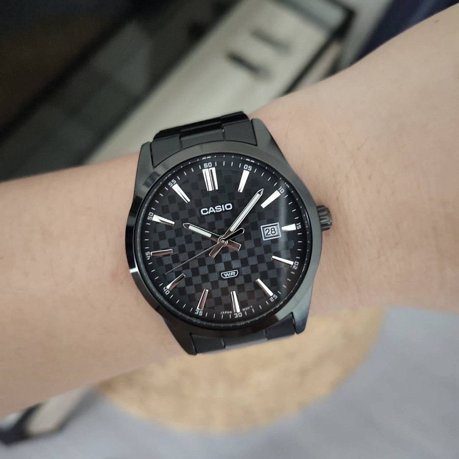 Часы Casio Collection MTP-VD03B-1AUDF (MTP-VD03B-1A) — кварцевые, металл сталь