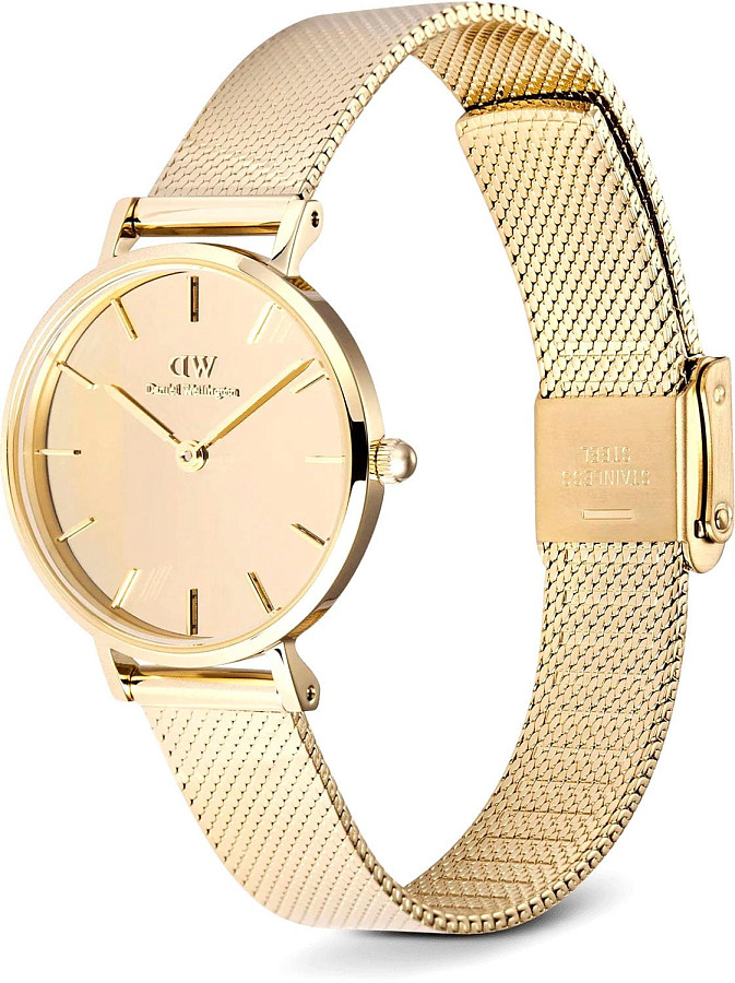 Часы Daniel Wellington Petite Reflection Gold DW00100797 — нержавеющая сталь с pvd-покрытием, женские