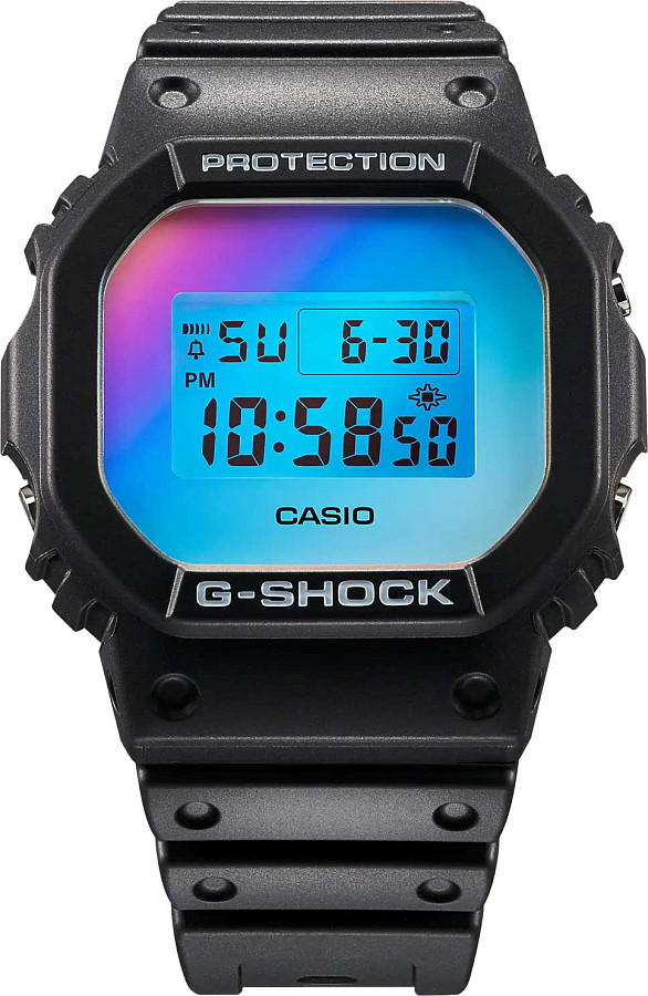 Часы Casio G-Shock DW-5600SR-1 — электронные, Япония, мужские