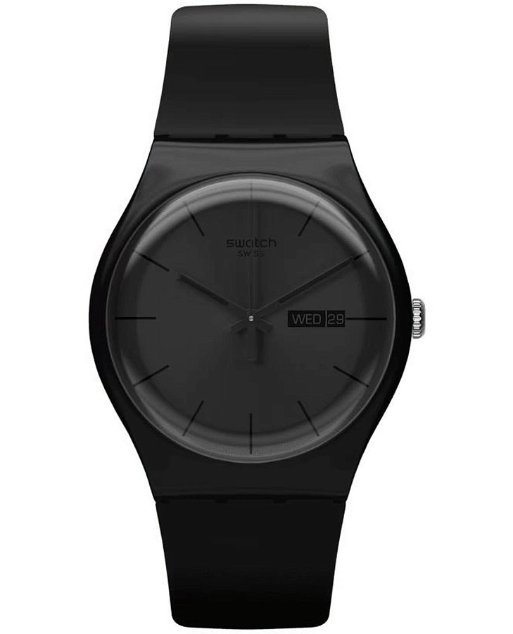 Часы Swatch New Gent Biosourced SO29B706 — женские, черный