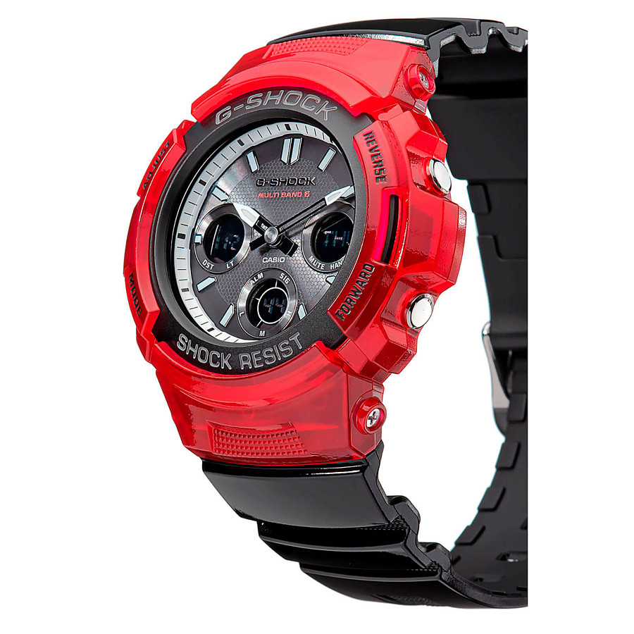 Часы Casio G-Shock AWG-M100SRB-4A — Япония, электронные