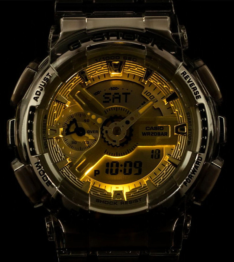 Часы Casio G-Shock GMA-S110GS-8ADR (GMA-S110GS-8A) — Япония, электронные