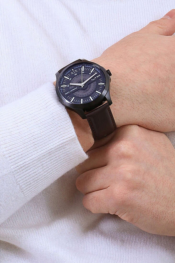 Часы Armani Exchange Hampton AX2446 — черный, металл сталь
