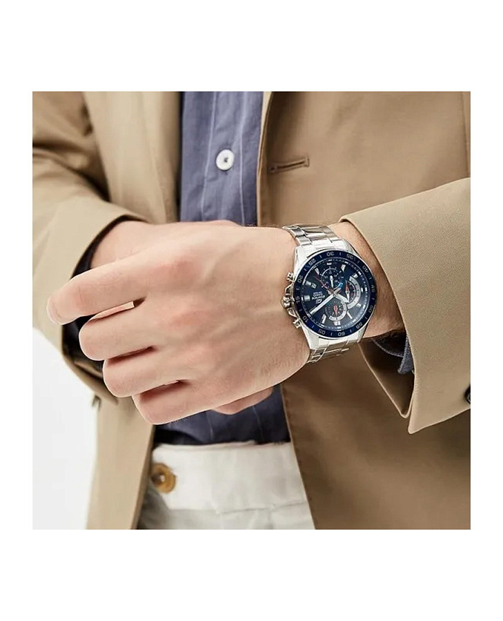 Часы Casio Edifice EFV-550D-2AVUDF (EFV-550D-2A) — кварцевые, сталь металл