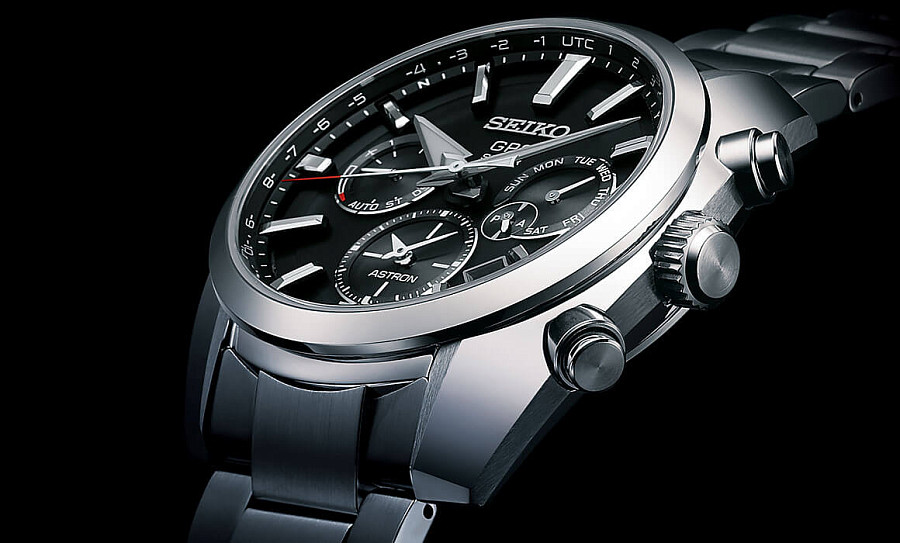 Часы Seiko Astron GPS Solar SSH021J1 — кварцевые, сталь металл