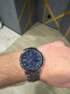 Фото покупателя: Швейцарские наручные часы Tissot PRC 200 Chronograph T114.417.11.047.00 с хронографом