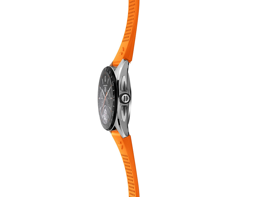 Часы TAG Heuer Connected Calibre E4 SBR8A10.BT6265 — электронные, сталь металл