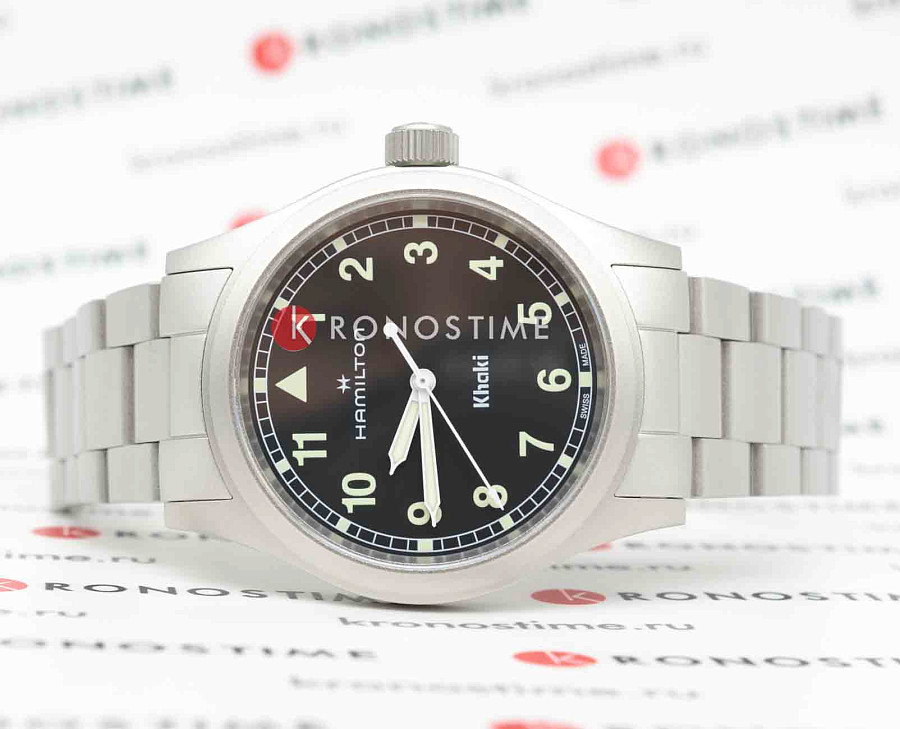 Часы Hamilton Khaki Field Quartz 38mm H69401130 — кварцевые, сталь