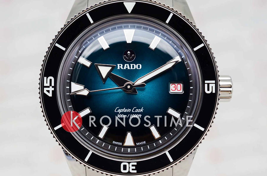 Часы Rado Captain Cook Automatic R32223213 — сталь металл, Швейцария