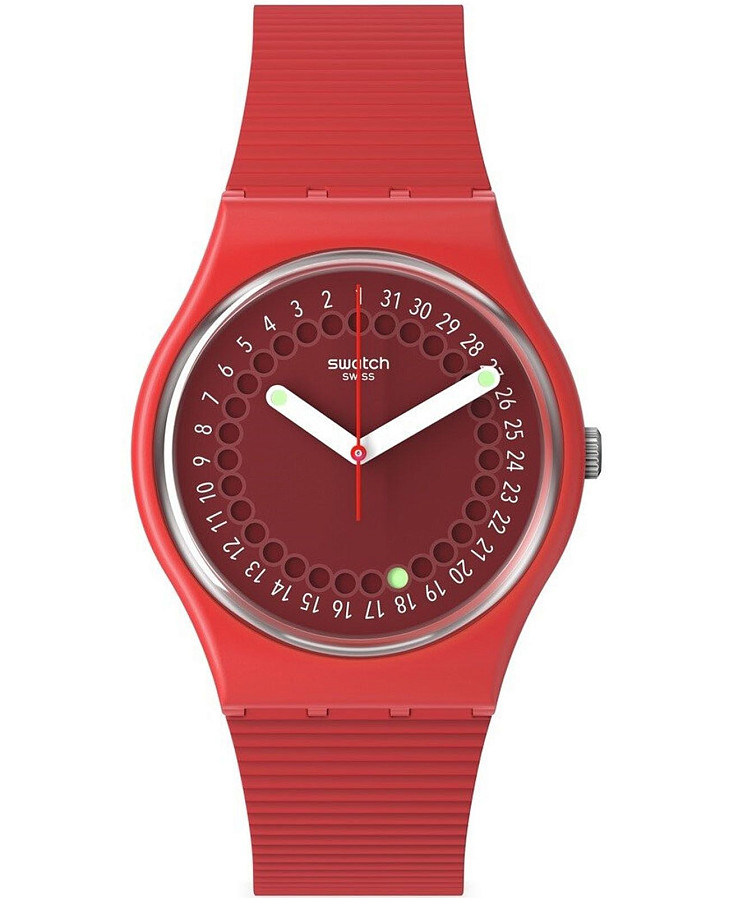 Часы Swatch Gent Biosourced Standart SO28R400 — женские, коричневый