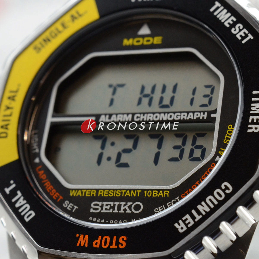 Часы Seiko Rotocall Digital SMGG17P1 — мужские, нержавеющая сталь