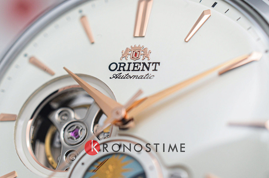 Часы Orient Sun & Moon RA-AS0101S (RN-AS0101S) — мужские, нержавеющая сталь