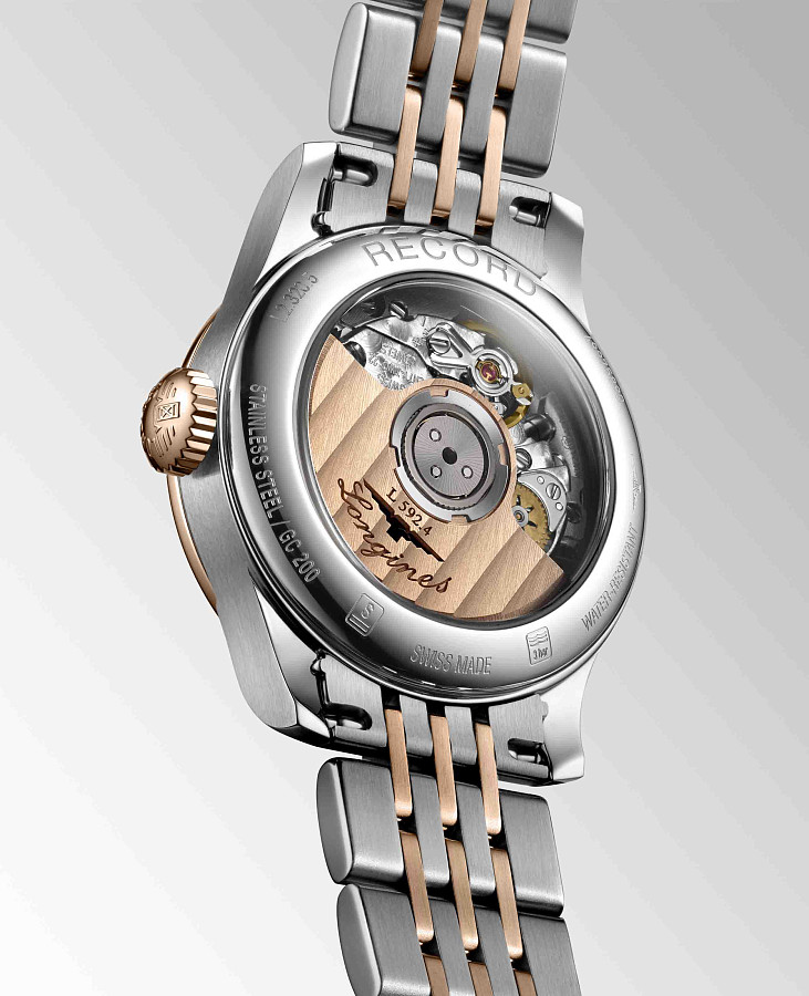 Часы Longines Record Collection L2.320.5.87.7 — механические, металл золото сталь