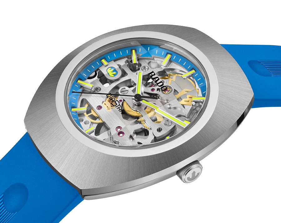 Часы Rado DiaStar Original Skeleton R12169209 — механические, сталь металл