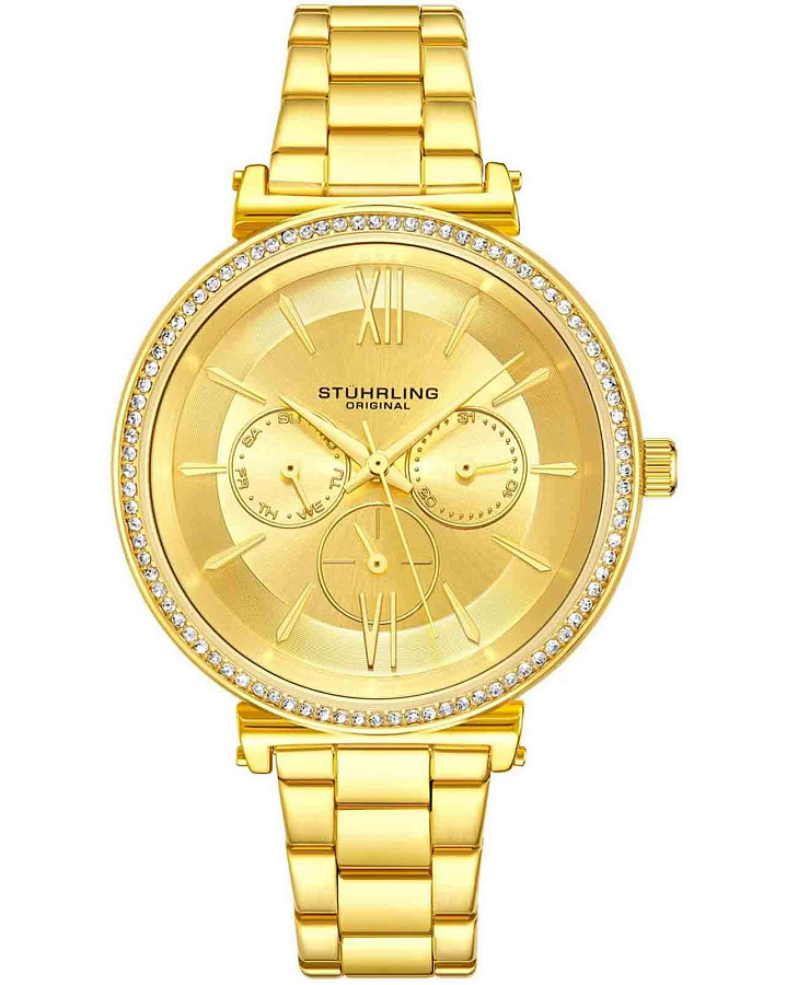 Часы Stuhrling Aria 3908.4 — женские, золотой