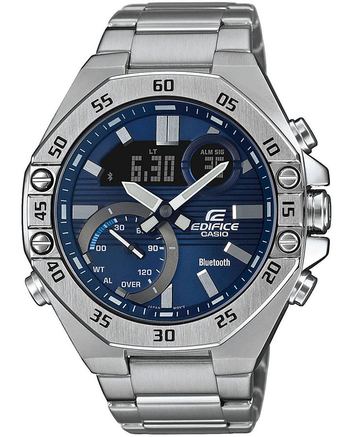 Часы Casio Edifice ECB-10D-2ADF (ECB-10D-2A) — мужские, синий